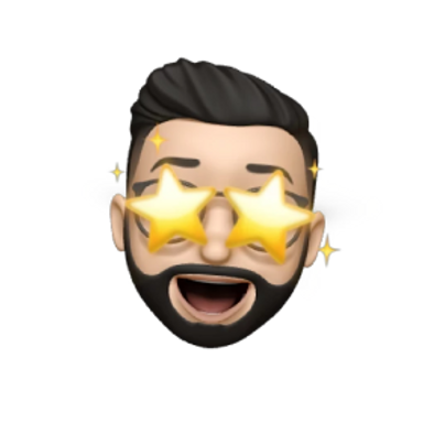 Male with star eyes emoji