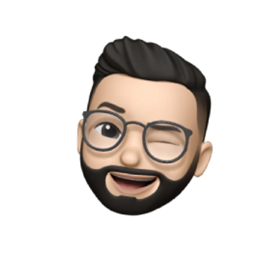 Memoji of male winking
